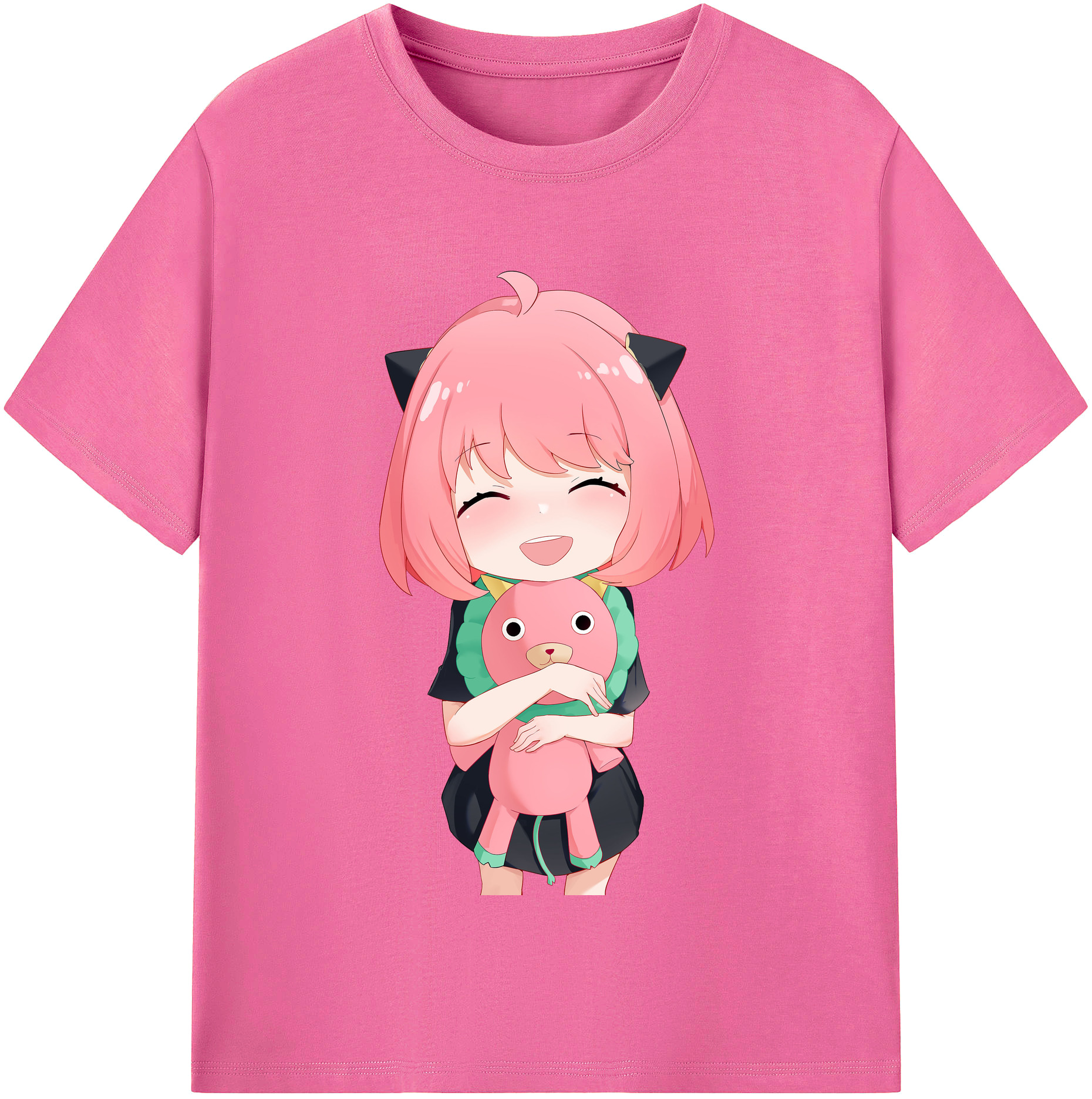 （画像用） SPY×FAMILY间谍家家酒 レディースカジュアルプリントTシャツ（綿100％）